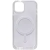 Чехол - накладка совместим с iPhone 13 (6.1") "Magsafe" cиликон+пластик прозрачный