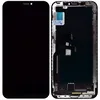 Дисплей совместим с iPhone X + тачскрин + рамка черный HD