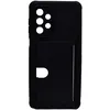Чехол - накладка совместим с Samsung Galaxy A33 5G "Cardholder" Вид 2 силикон черный