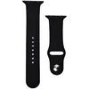 Ремешок совместим с Apple Watch (38/40/41 мм) силикон ML черный