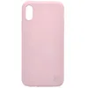 Чехол - накладка совместим с iPhone X/Xs YOLKKI Rivoli силикон светло-розовый