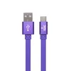 Кабель USB - micro USB YOLKKI Trend 01 фиолетовый (1м) /max 2A/