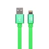 Кабель USB - Lightning 8-pin YOLKKI Trend 01 зеленый (1м) /max 2A/