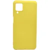 Чехол - накладка совместим с Samsung Galaxy A12/M12 SM-A125F YOLKKI Rivoli силикон желтый