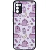 Чехол - накладка совместим с Samsung Galaxy A02s SM-A025F "Glass" Cute Вид 21