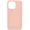 Чехол - накладка совместим с iPhone 13 Pro (6.1") YOLKKI Alma силикон матовый светло-розовый (1мм)