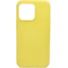Чехол - накладка совместим с iPhone 13 Pro Max (6.7") YOLKKI Rivoli силикон желтый