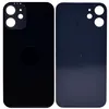 Стекло задней крышки совместим с iPhone 12 mini High Quality /оригинальное отверстие/ черный