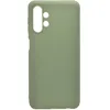Чехол - накладка совместим с Samsung Galaxy A13 4G YOLKKI Alma cиликон матовый зеленый (1мм)