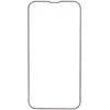 Защитное стекло совместим с iPhone 13/13 Pro/14 YOLKKI Progress 2,5D с рамкой черное /ЁЛКИ/тех.пак.
