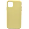 Чехол - накладка совместим с iPhone 11 Pro (5.8") "Soft Touch" светло-желтый /без лого/