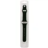 Ремешок совместим с Apple Watch (38/40/41 мм) силикон SM темно-зеленый