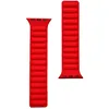 Ремешок совместим с Apple Watch (38/40/41 мм) силикон магнитный красный /коробка/
