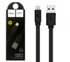 Кабель USB - Lightning (для iPhone) Hoco X5 (плоский) Черный
