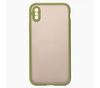 Чехол-накладка - PC041 для "Apple iPhone X/iPhone XS" (green/black)