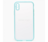 Чехол-накладка - PC041 для "Apple iPhone X/iPhone XS" (light blue/white)