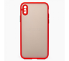 Чехол-накладка - PC041 для "Apple iPhone X/iPhone XS" (red/black)