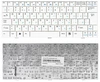 Клавиатура для ноутбука MSI Wind (U90, U100, U100X, U110, U120, N011, U115, U123, U123H, U123T) White, RU