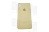 Задняя крышка iPhone XS Max gold (золотая) с широким отверстием