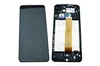 Samsung A12 (A125F) тачскрин + экран (модуль) черный OR с рамкой Ref