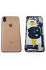Задняя крышка (корпус) iPhone XS Max gold (золотая) в сборе