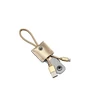 Кабель USB - MicroUSB Remax RC-079m (брелок выдвижной, 300 мм.) Золото