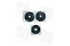 Стекло камеры для Tecno Spark 10 4G (Kl5q) (3 шт.) Черный