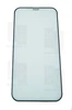 Защитное стекло (Матовое) для iPhone 12 Pro Max Черное (Закалённое, полное покрытие)