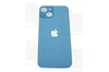 Задняя крышка iPhone 14 blue (синяя) с увеличенным вырезом под камеру  Премиум AA