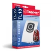 TL 10 Topperr Пылесборник синтетический для пылесоса Tefal, Rowenta (ZR200540,..720,..940) 4 шт. 1428