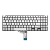 Клавиатура для Asus VivoBook X512DK серебристая с подсветкой