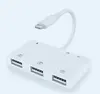 Адаптер Lightning - USB x 3 + SD + TF + PD для iPhone и iPad (Lightning to USB 3 Camera Reader HUB)