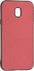 Силиконовый чехол Abstraction для Samsung Galaxy J3 2017 J330 красный