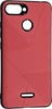 Силиконовый чехол Abstraction для Xiaomi Redmi 6 красный