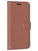 Чехол-книжка PU для Xiaomi Redmi 6A коричневая с магнитом
