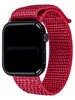 Ремешок Nylon для Apple Watch 38, 40, 41 на липучке красный