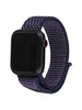 Ремешок Nylon для Apple Watch 38, 40, 41 на липучке синий