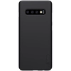 Пластиковый чехол Nillkin Super frosted для Samsung Galaxy S10+ G975 черный