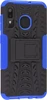 Пластиковый чехол Antishock для Samsung Galaxy A30 / A20 черно-синий