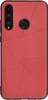 Силиконовый чехол Abstraction для Huawei Honor 10i красный