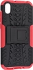 Пластиковый чехол Antishock для Huawei Honor 8S (Prime) / Y5 2019 черно-красный