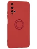 Силиконовый чехол Stocker Plus для Huawei Honor 20 / Nova 5T красный с кольцом