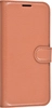Чехол-книжка PU для Xiaomi Redmi Note 8 (2021) коричневая с магнитом