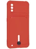 Силиконовый чехол Pocket для Samsung Galaxy A01 красный