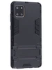 Пластиковый чехол Stand case для Samsung Galaxy Note 10 Lite черный с подставкой