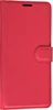 Чехол-книжка PU для Realme 5 красная с магнитом