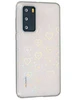Силиконовый чехол White heart для Huawei P40 прозрачный