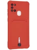 Силиконовый чехол Pocket для Samsung Galaxy A21s красный