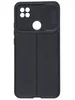 Силиконовый чехол Litchi для Xiaomi Redmi 9C с защитой камеры черный