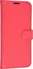 Чехол-книжка PU для Xiaomi Redmi Note 10 / Note 10s / Poco M5s красная с магнитом